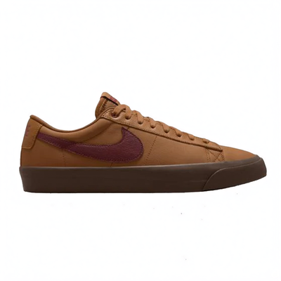 Nike SB Blazer Low Pro GT - LT British Tan / Dark Team Red