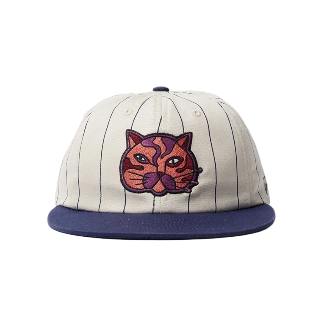 Parra Earl Face 6 Panel Hat - Blue