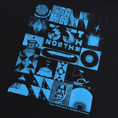 35th North Franciose Tee - Black