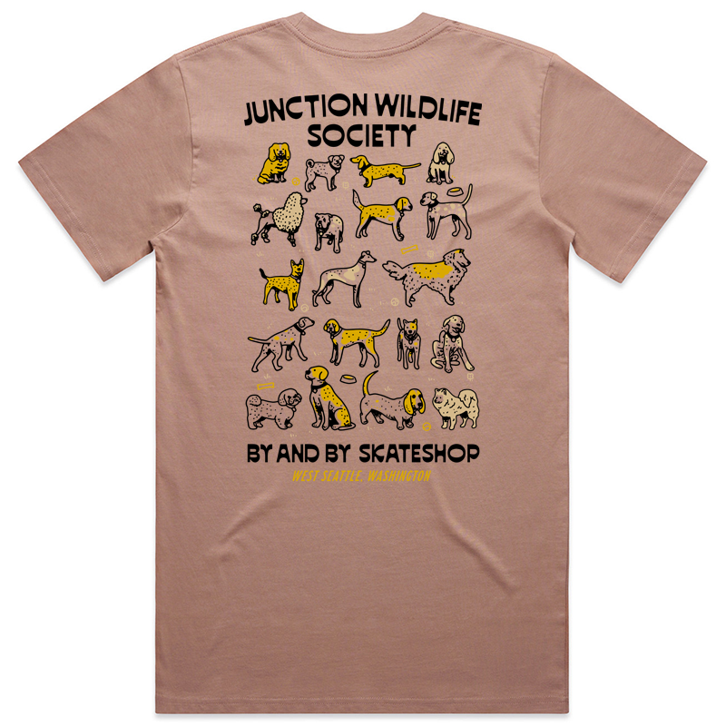 By And By Junction Wildlife T-Shirt - Hazy Pink