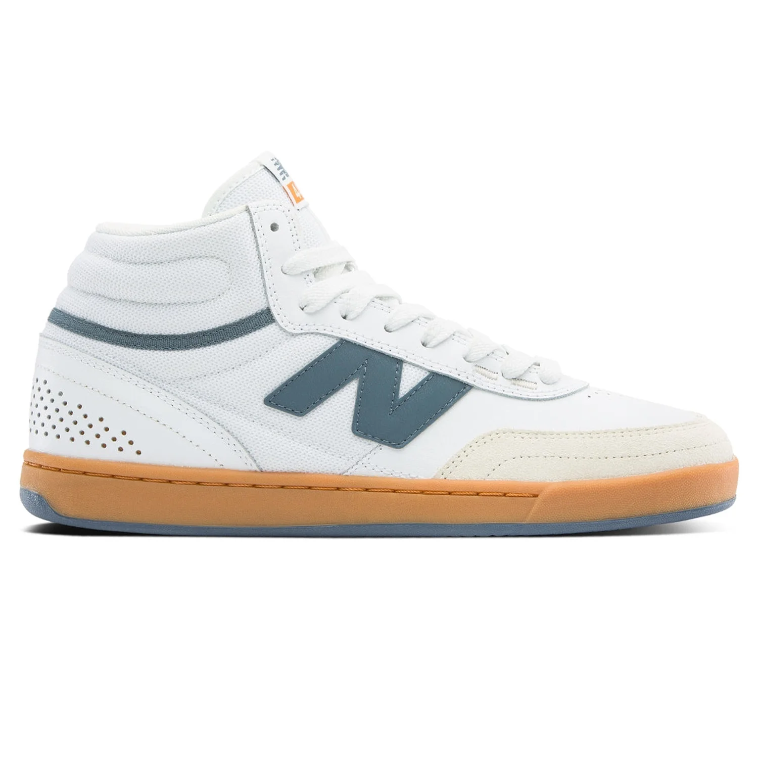 New Balance Numeric 440 High V2 WIDE Shoes - White/Blue/Gum