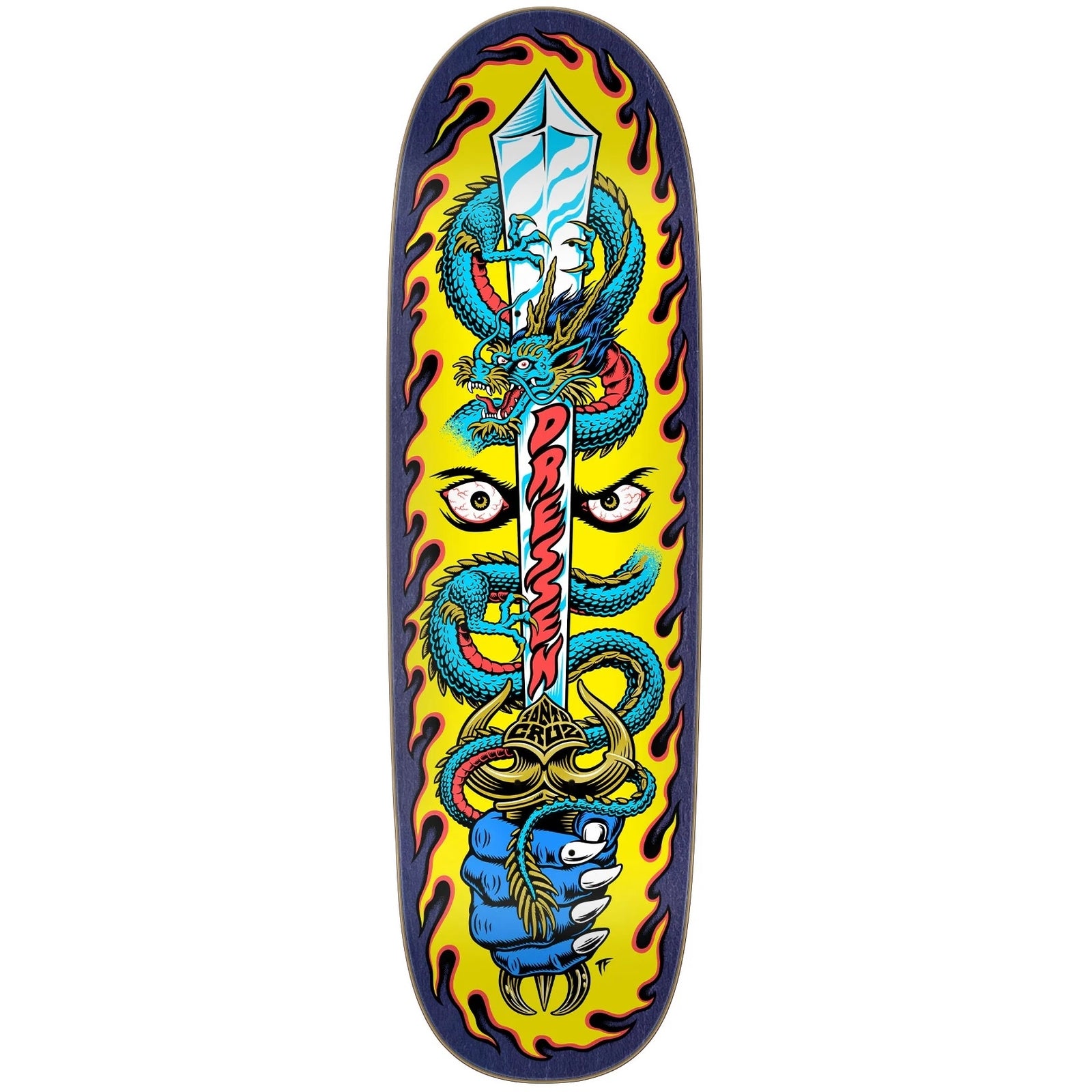 Santa Cruz Dressen Sword Pro Deck 9.25