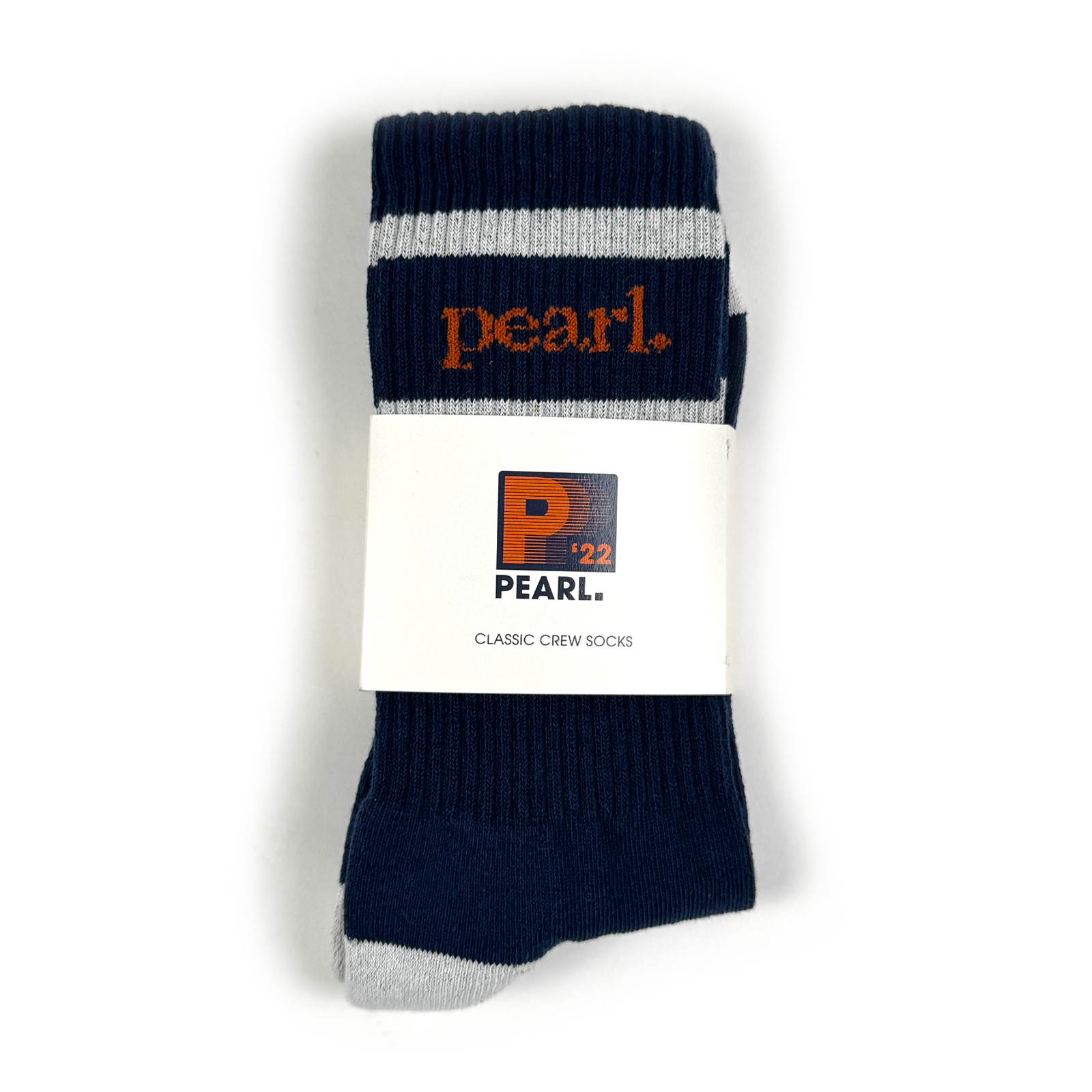 Pearl T-Dock Socks - Navy/Creme