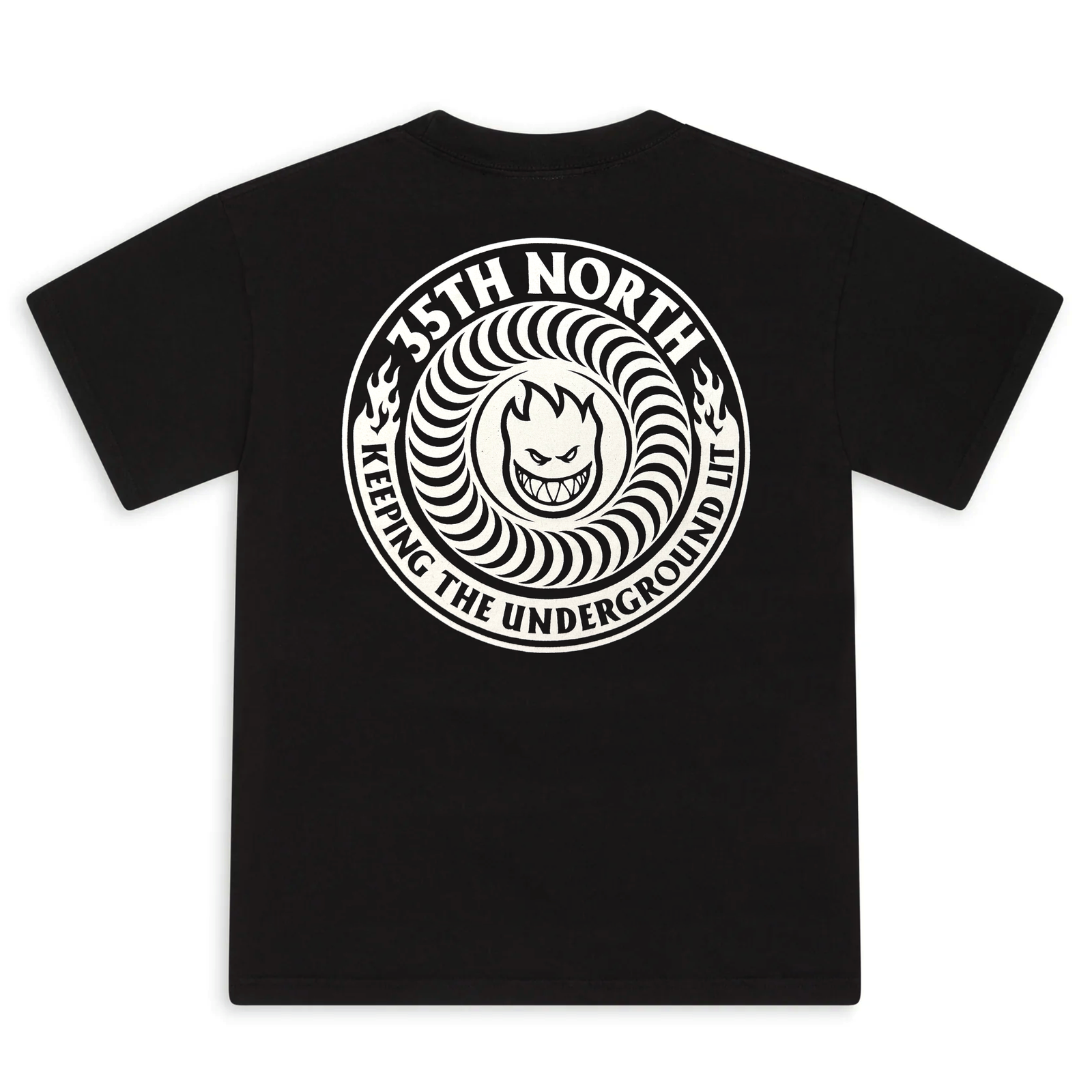 Spitfire 35th North KTUL T-Shirt Black