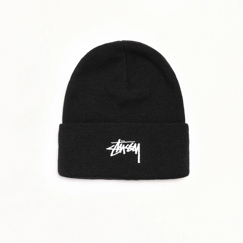 Stussy Stock Cuff Beanie - Black