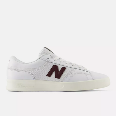 New Balance Numeric 430 - White/Burgundy 430WBU