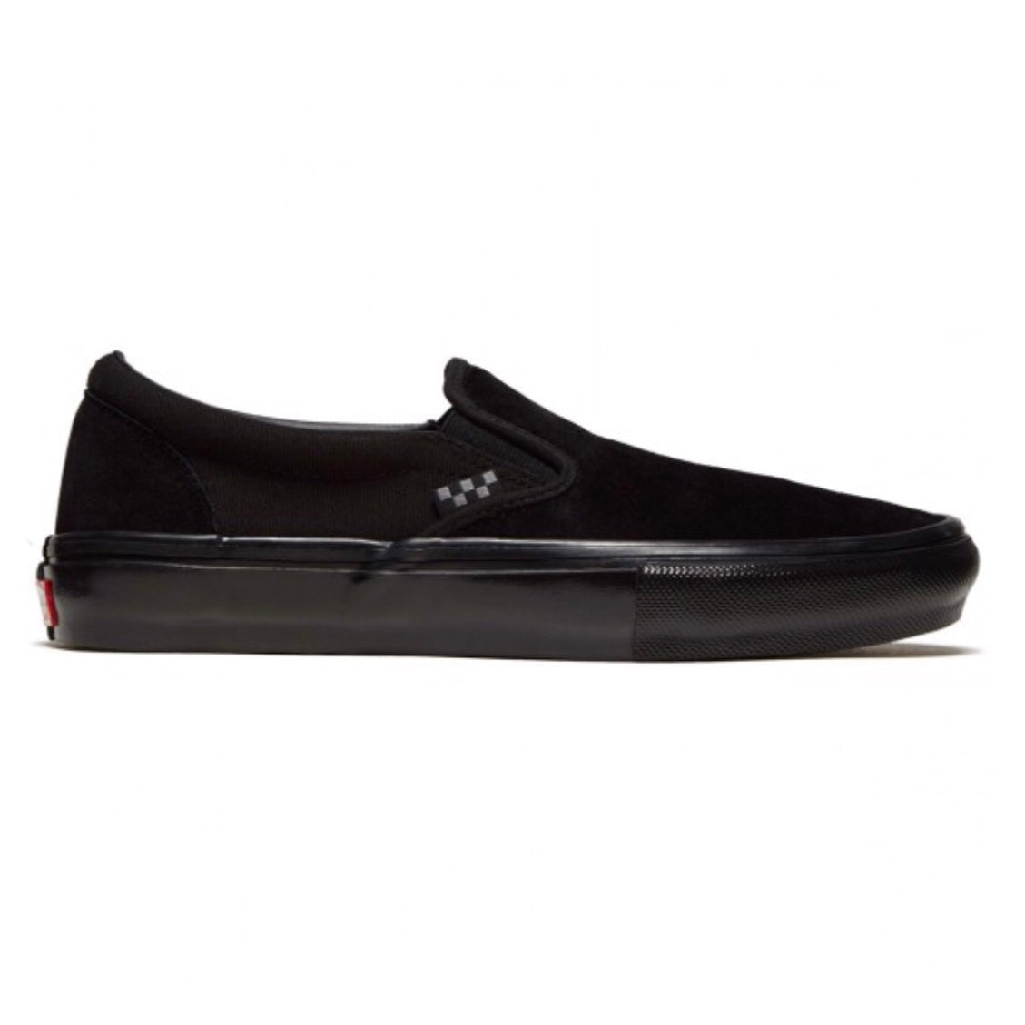Vans Skate Slip-On - Black Black Suede