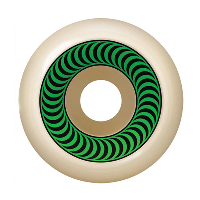 Assorted Spitfire OG Classics Formula Four skateboard wheels with 99a durometer, displayed on a plain background.